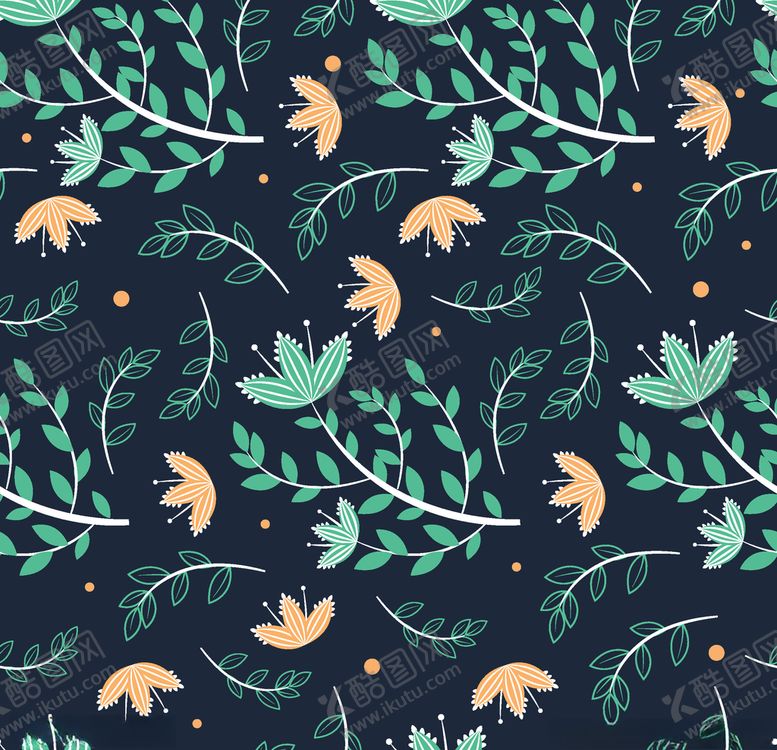 编号：11203309131506182060【酷图网】源文件下载-创意绿色花卉