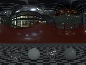 C4D室内环境HDR贴图hdri三维建模