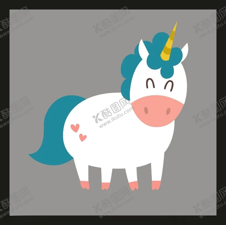 编号：27505602070454263890【酷图网】源文件下载-手绘小马驹