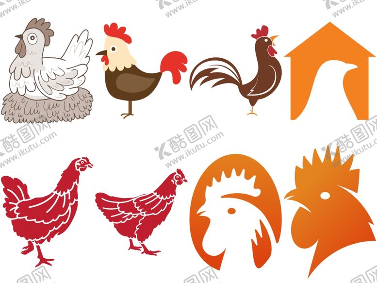 编号：93375609101218352470【酷图网】源文件下载-卡通鸡
