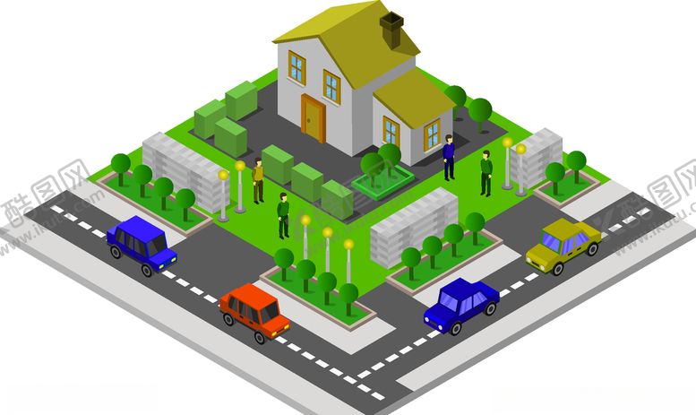 编号：14874109291657591098【酷图网】源文件下载-房屋