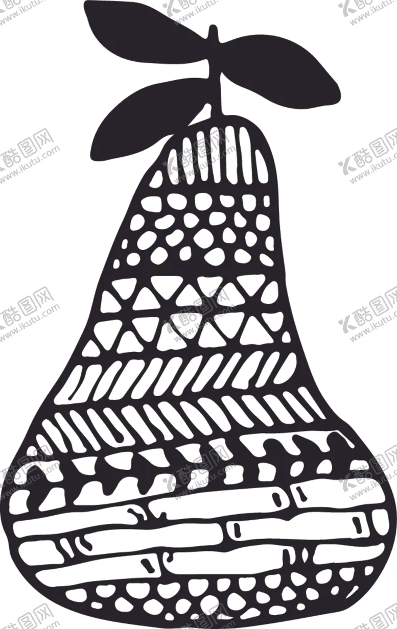 编号：52620805010718195580【酷图网】源文件下载-黑白手绘素材