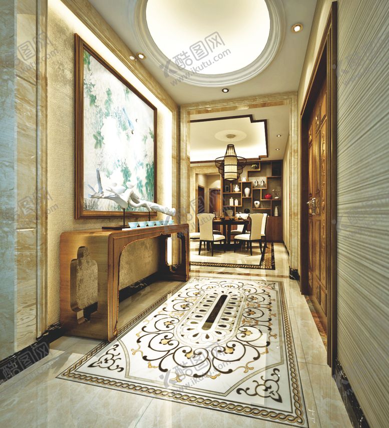 编号：48921809111848248833【酷图网】源文件下载-过道效果图