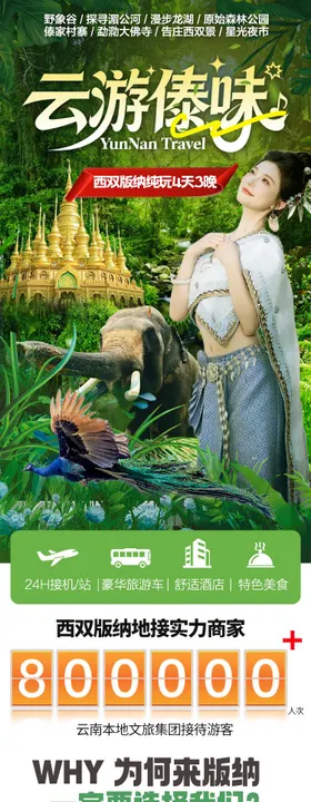 云南西双版纳旅游详情页