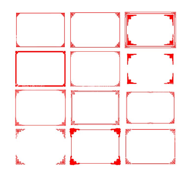 编号：73773811191635245680【酷图网】源文件下载-矢量边框图片