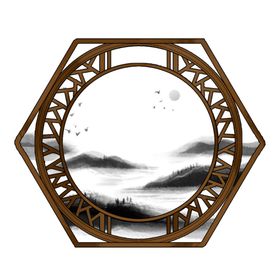 中式窗格