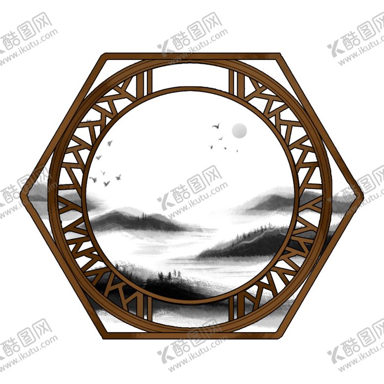 编号：65853607040138369261【酷图网】源文件下载-中式窗格