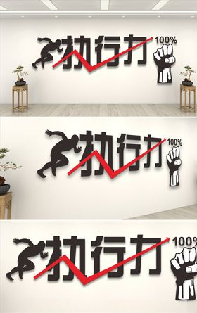 激励口号文化墙