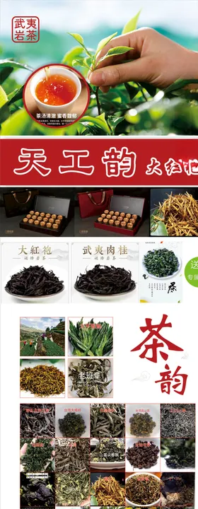 大红袍茶叶展架