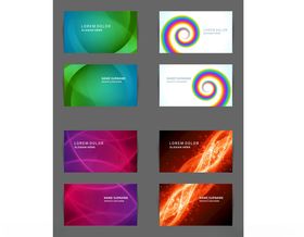 多彩炫酷背景模板集合