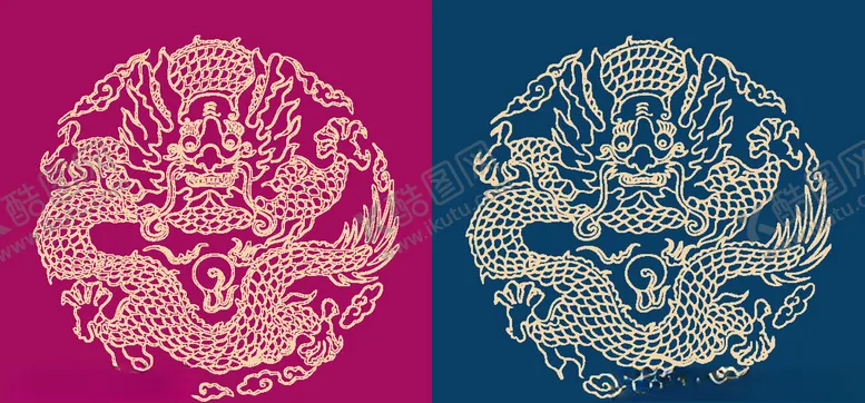 编号：81541407071509546120【酷图网】源文件下载-圆形底纹中国风矢量纹饰