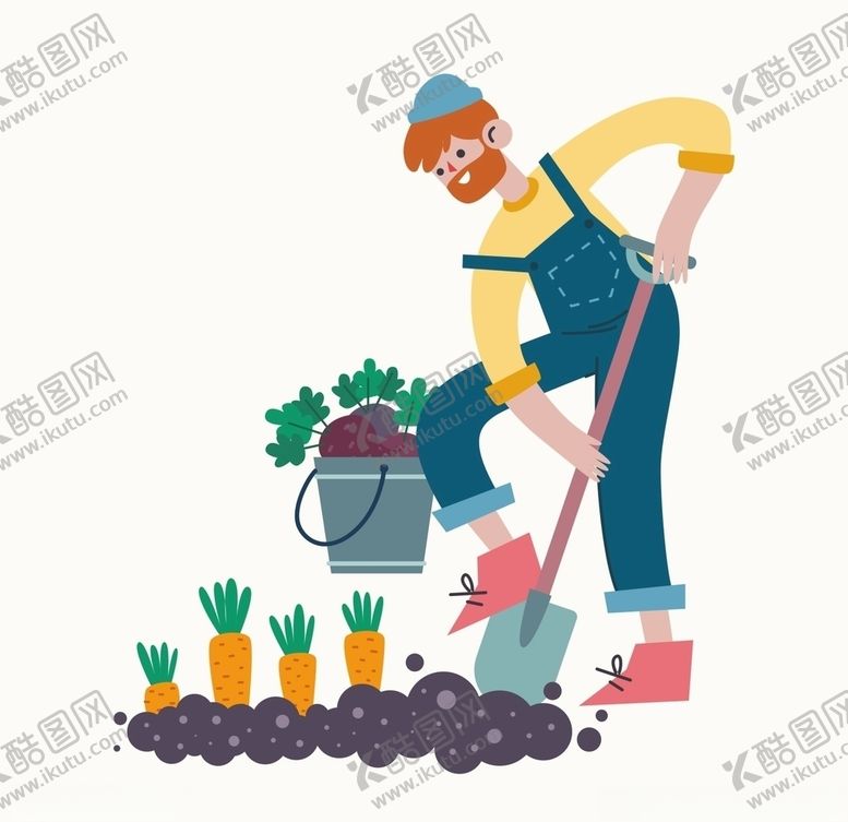 编号：25073207031355098844【酷图网】源文件下载-卡通农场人物
