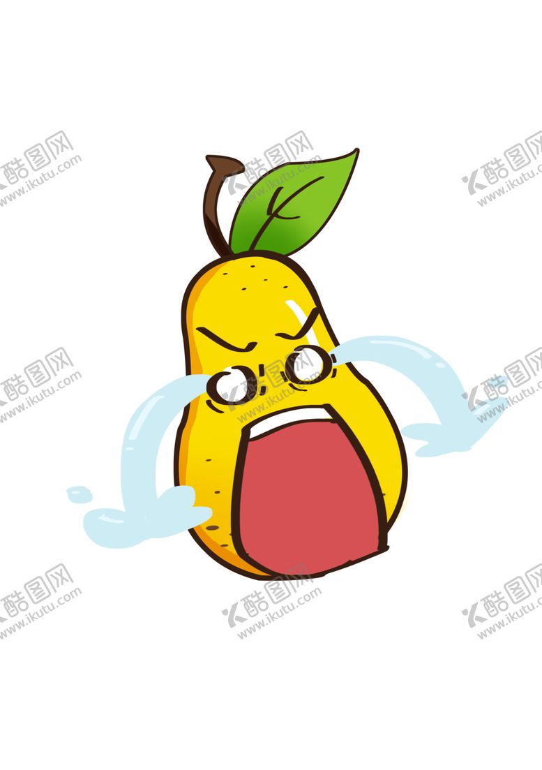 编号：98730306282305366283【酷图网】源文件下载-手绘鸭梨表情