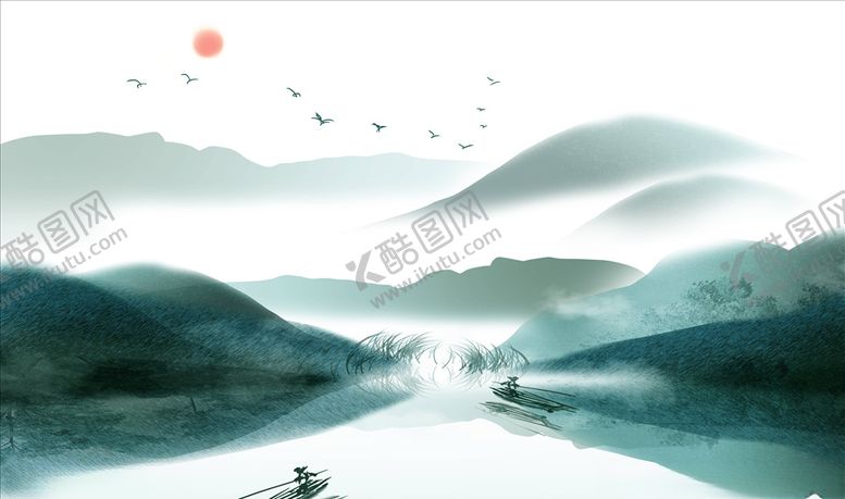 编号：93174306182227454379【酷图网】源文件下载-水墨山水