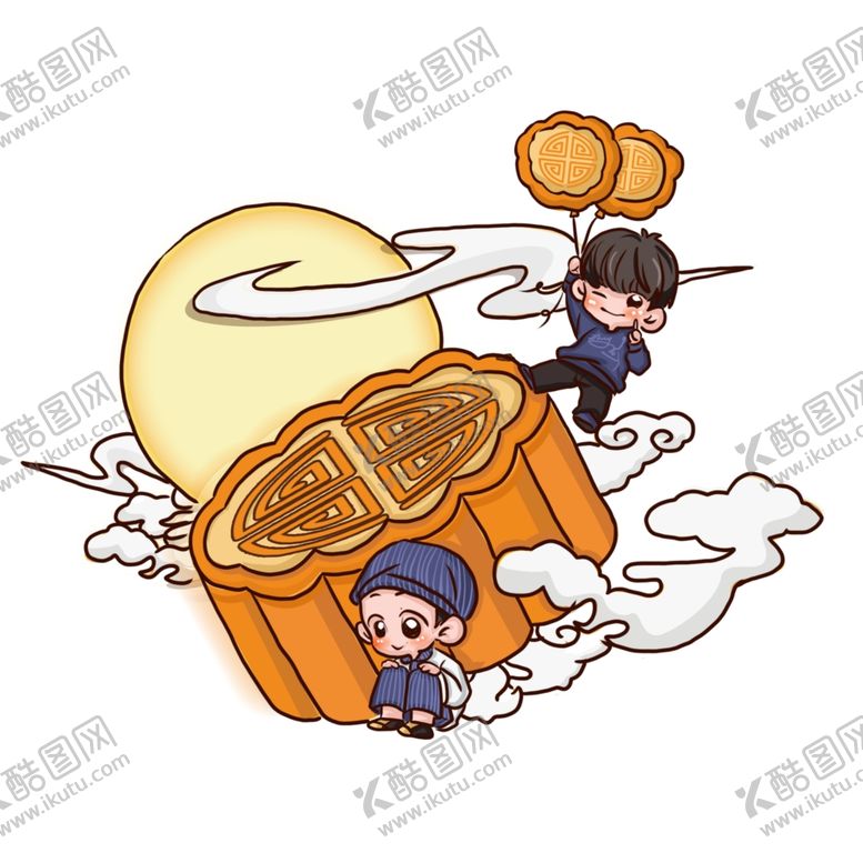 编号：73903801142223015573【酷图网】源文件下载-中秋月饼  