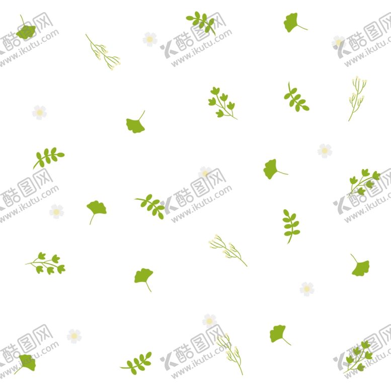 编号：58733505132044038634【酷图网】源文件下载-绿色叶子底纹