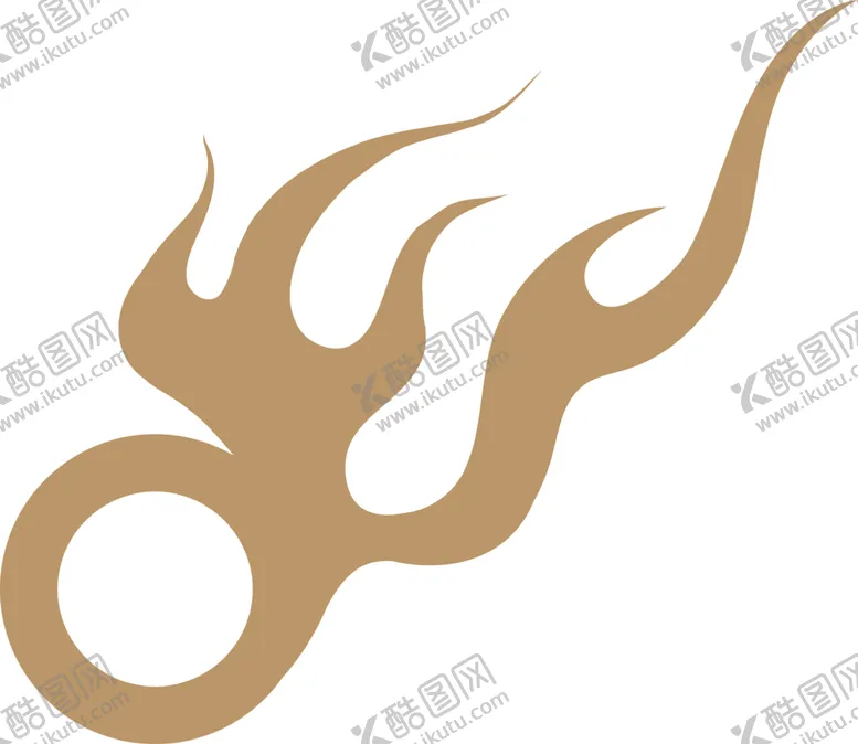 编号：78339002041540054266【酷图网】源文件下载-火纹古火图案 