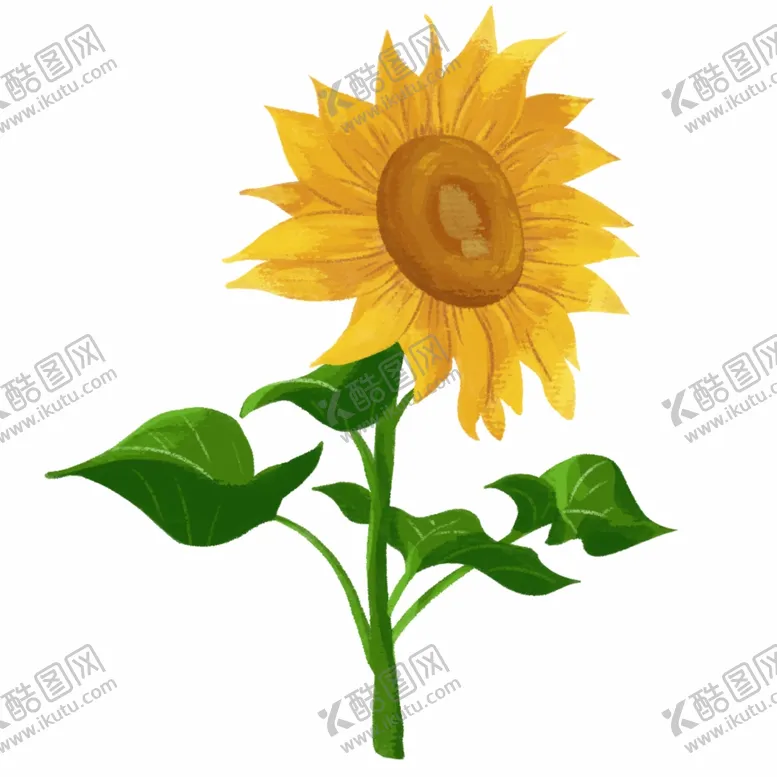 编号：57654602211146265670【酷图网】源文件下载-卡通向日葵插画