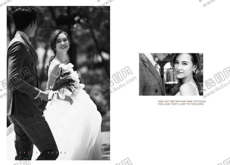 编号：31907609291316165668【酷图网】源文件下载-时尚浪漫婚纱摄影相册模板