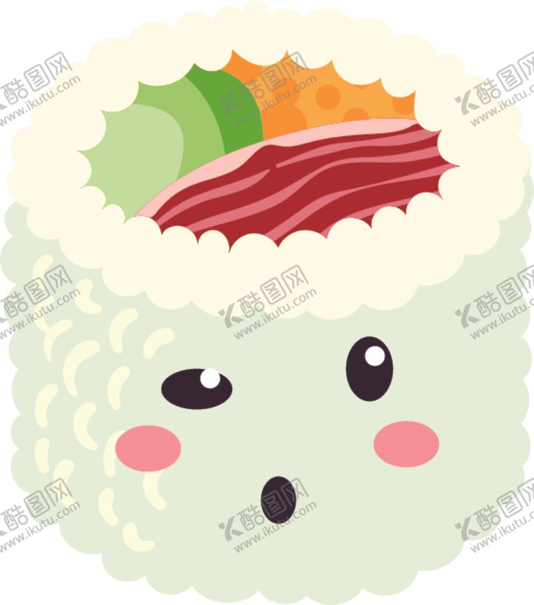 编号：40192709280839478859【酷图网】源文件下载-卡哇伊美食