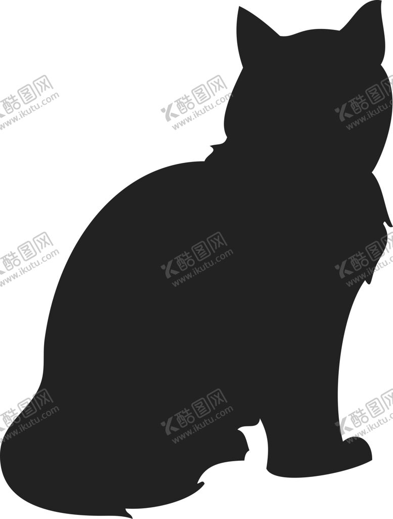 编号：92710204301807305470【酷图网】源文件下载-动物剪影