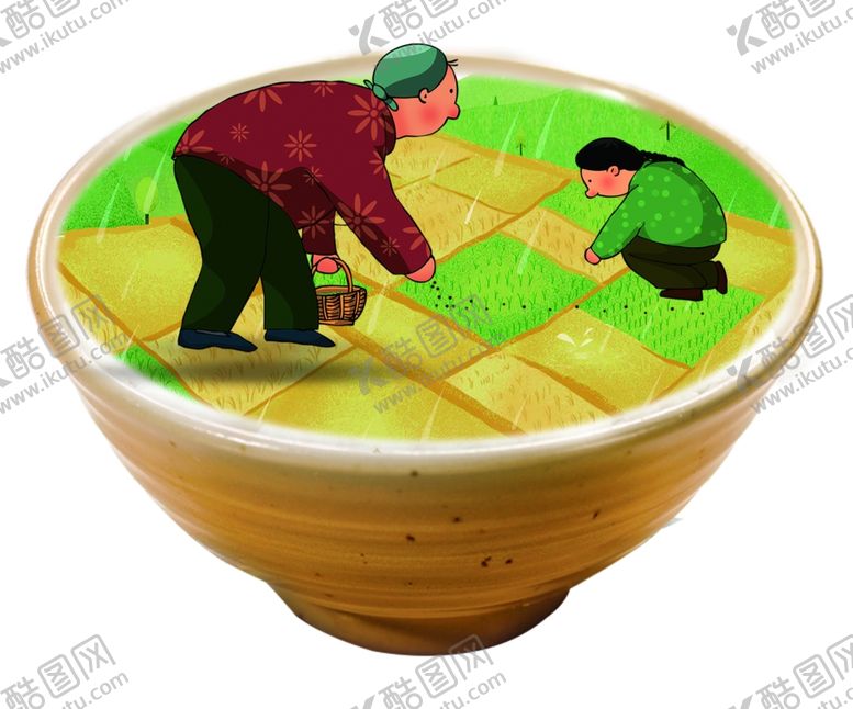编号：25004806290258427480【酷图网】源文件下载-节约粮食