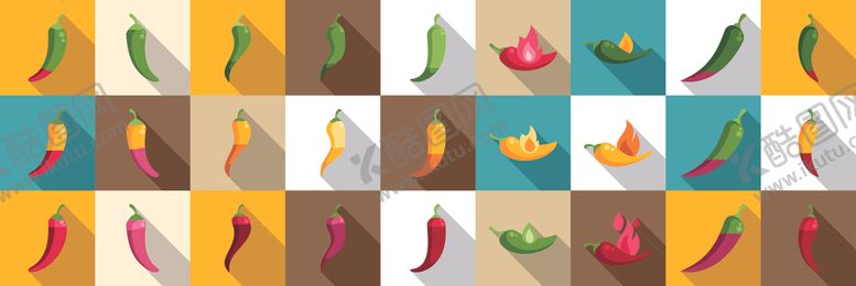 编号：26169104030335249156【酷图网】源文件下载-辣椒图案