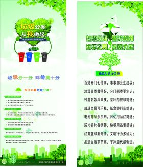 垃圾分类展板宣传环保