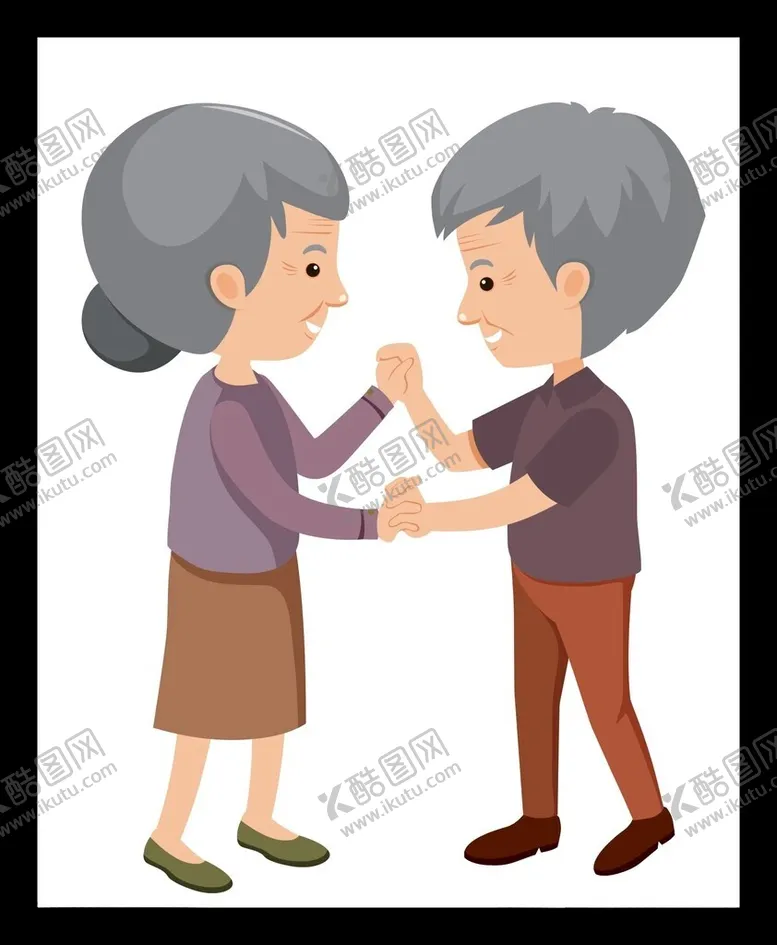 编号：98067102021424299536【酷图网】源文件下载-手绘卡通老人