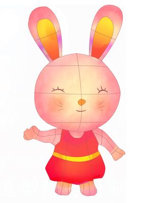 手绘兔子