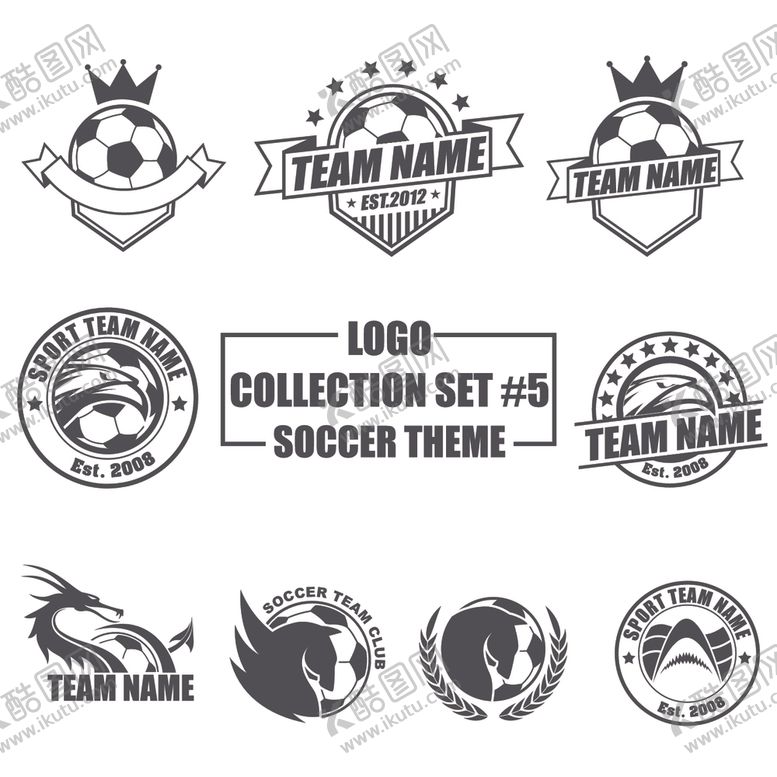 编号：94644109260953569236【酷图网】源文件下载-足球图标