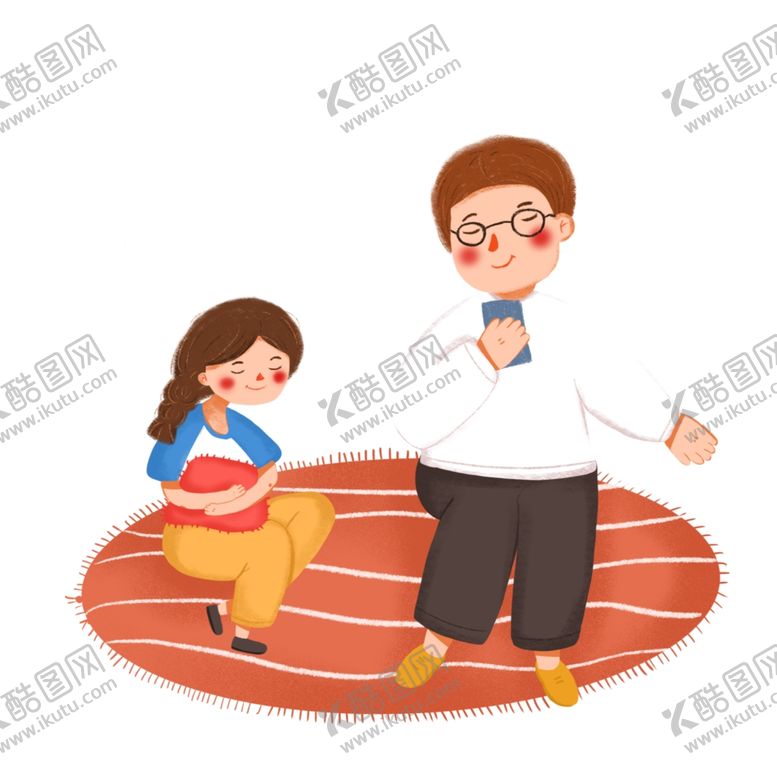 编号：57111910082159319762【酷图网】源文件下载-父亲节插画