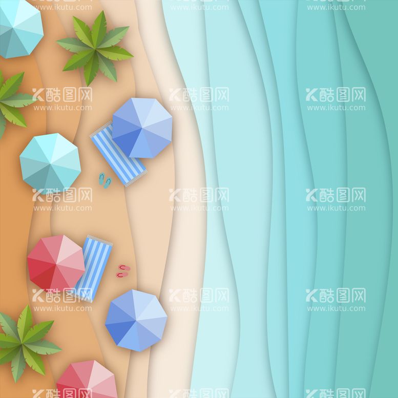 编号：31519410161717595273【酷图网】源文件下载-海滩顶视图