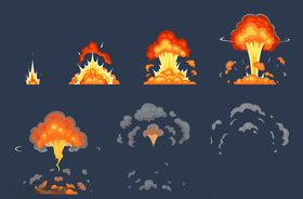 爆炸素材