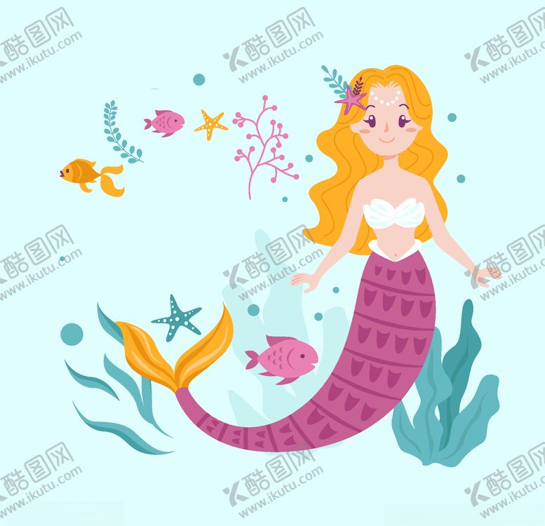 编号：97859710011258401965【酷图网】源文件下载-美人鱼