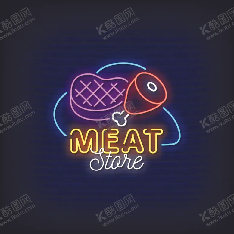 编号：12652103270542092359【酷图网】源文件下载-商业娱乐霓虹灯LOGO图片