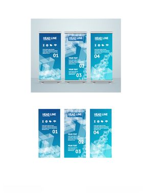 企业展架X展架