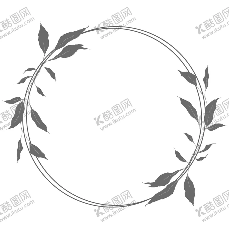 编号：66000104301414358533【酷图网】源文件下载-手绘花藤边框