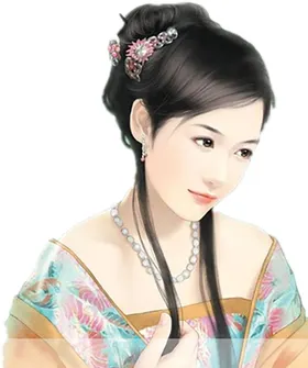 古装帅哥美女插画图片戏曲人物手绘君子