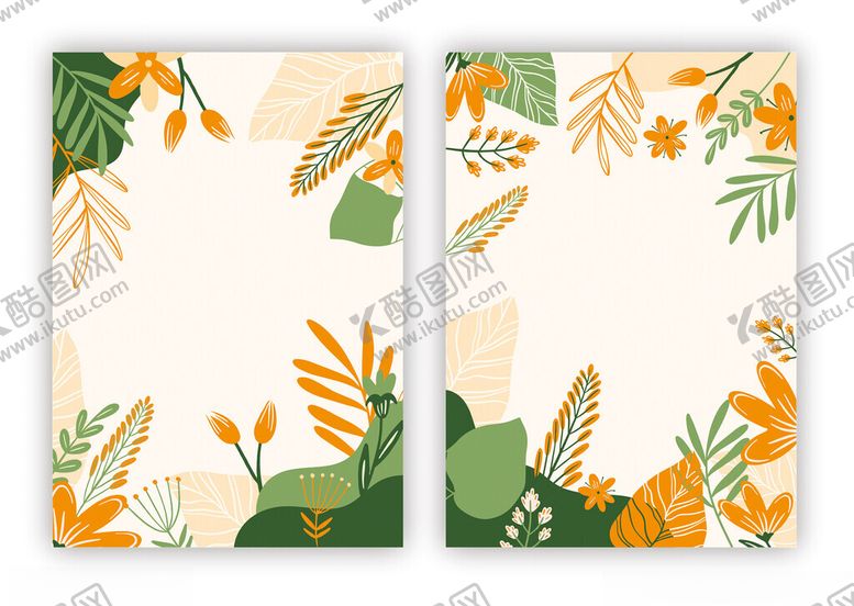 编号：99319110051933353644【酷图网】源文件下载-树叶边框