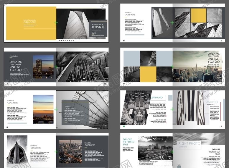 编号：62160309221731362372【酷图网】源文件下载-国外高档画册时尚画册