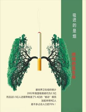 禁止吸烟控烟禁烟海报