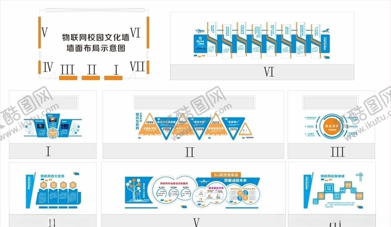 编号：44754610030331046016【酷图网】源文件下载-物联网校园文化墙