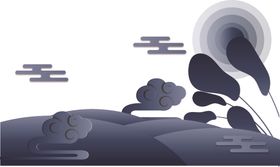 国潮手绘素材