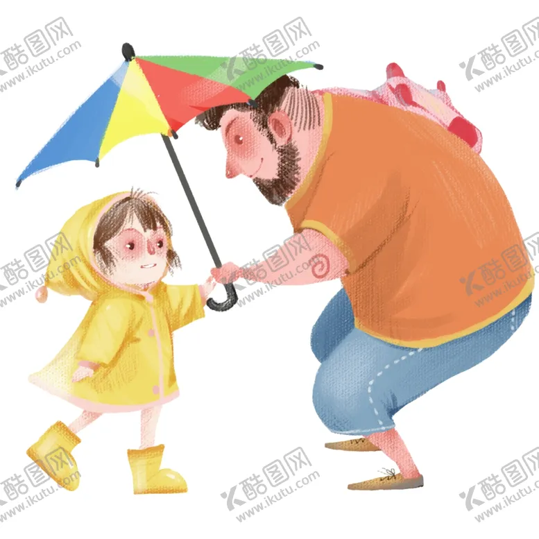 编号：87430009091816382564【酷图网】源文件下载-父亲节插画