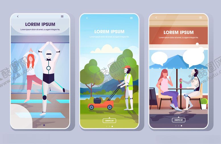 编号：77650911202238564880【酷图网】源文件下载-健身应用界面展示