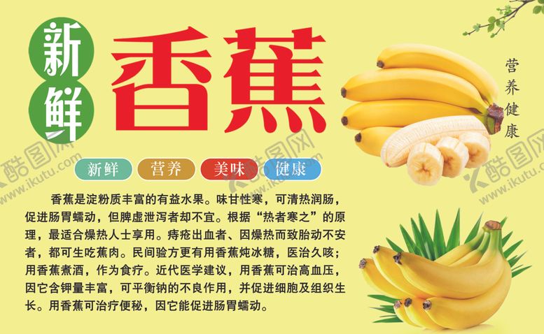 编号：17643906280943379557【酷图网】源文件下载-香蕉海报