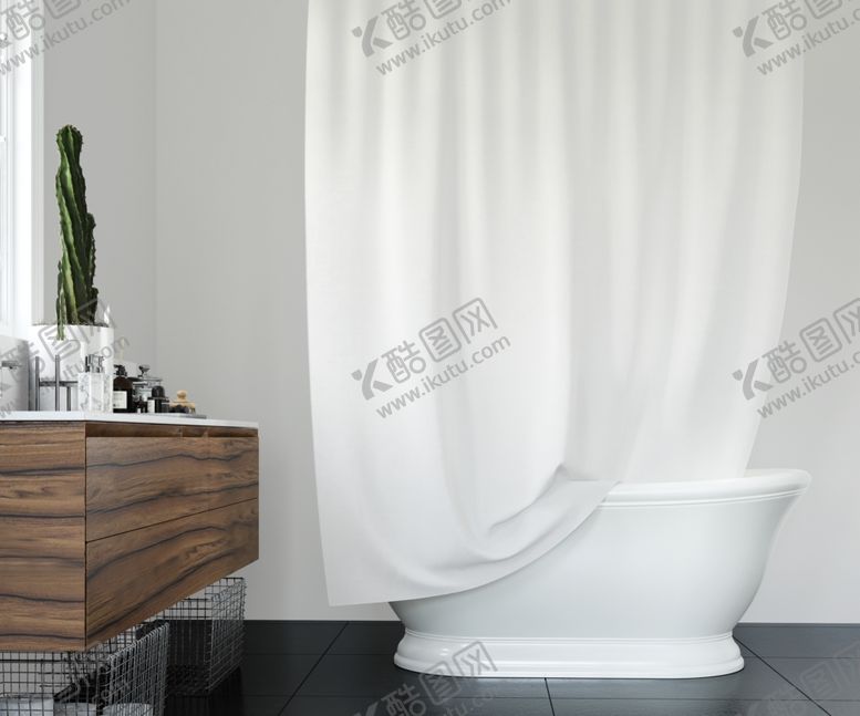 编号：53790410110724304349【酷图网】源文件下载-窗帘样机