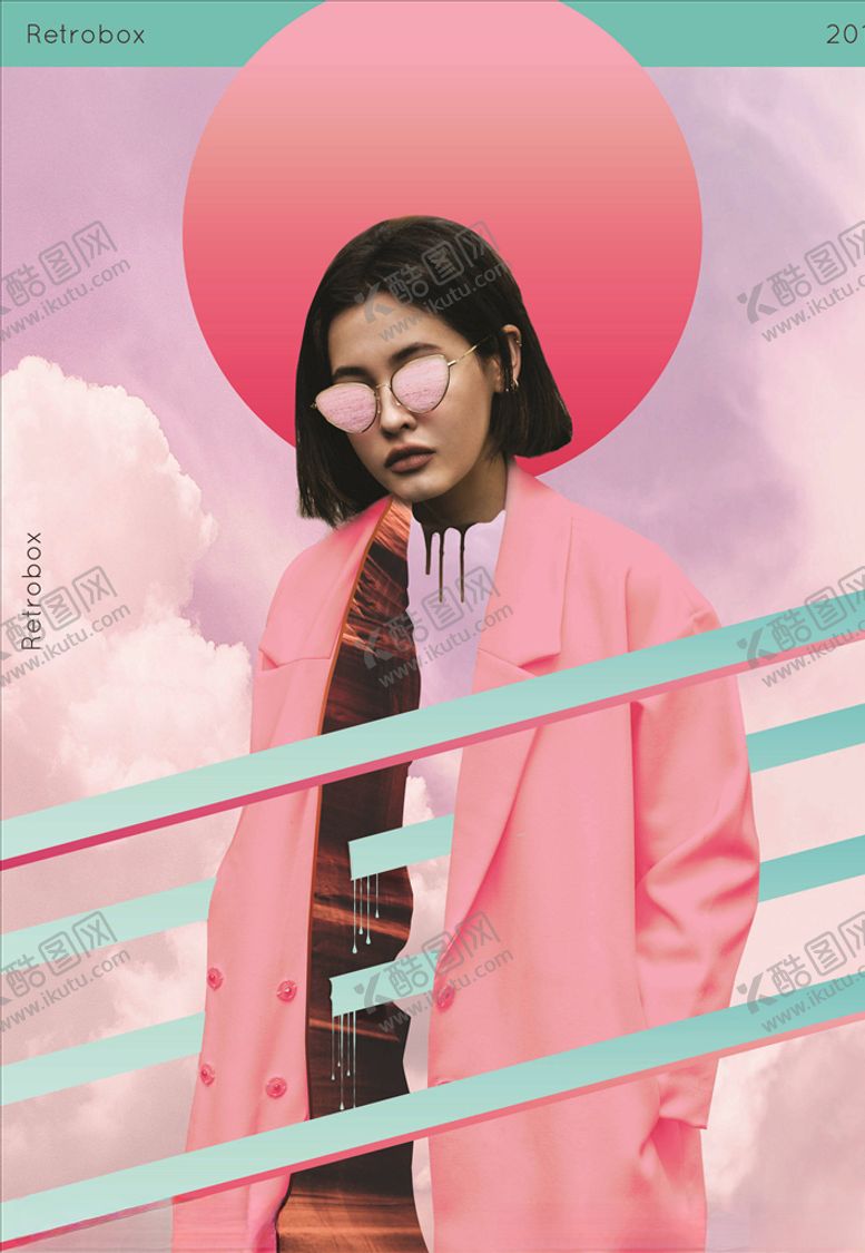 编号：63764405052117325877【酷图网】源文件下载-蒸汽波海报