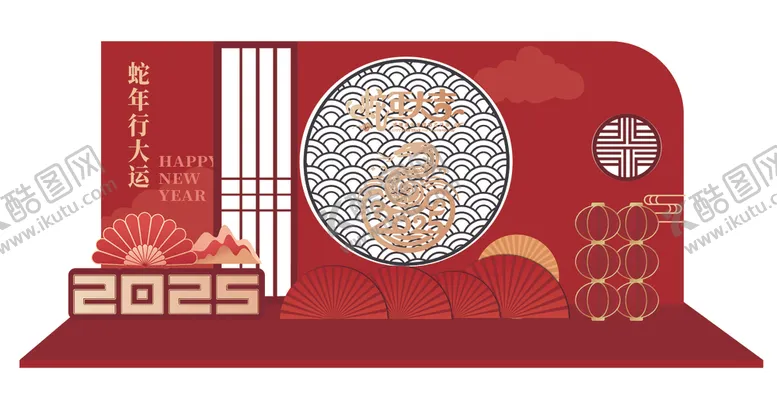 编号：18290702262132575338【酷图网】源文件下载-新年美陈